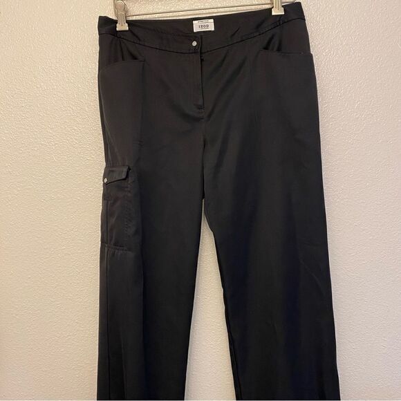 IZOD stretch GOLF CLASSIX Black cargo pants jogger trousers slacks-8 - Picture 8 of 15